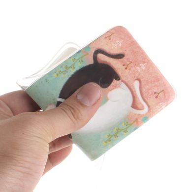 Силіконовий (TPU) чохол Deexe Life Style для Samsung Galaxy J4+ (J415), Black and White Cats