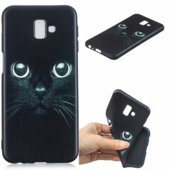 Силіконовий (TPU) чохол Deexe Life Style для Samsung Galaxy J6+ (J610), Cat