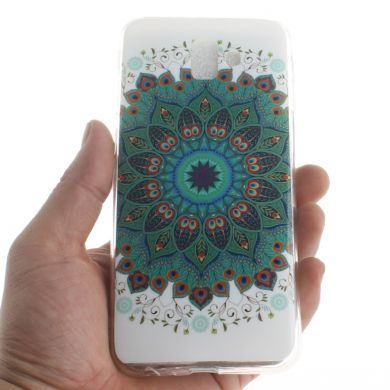 Силіконовий (TPU) чохол Deexe Life Style для Samsung Galaxy J6+ (J610) - Green Lotus