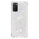 Силіконовий (TPU) чохол Deexe Liquid Glitter для Samsung Galaxy A02s (A025) - Silver