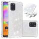 Силіконовий (TPU) чохол Deexe Liquid Glitter для Samsung Galaxy A31 (A315) - White