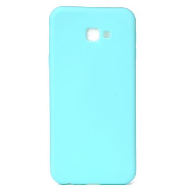 Силіконовий (TPU) чохол Deexe Matte Case для Samsung Galaxy J4+ (J415), Cyan