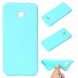 Силіконовий (TPU) чохол Deexe Matte Case для Samsung Galaxy J4+ (J415), Cyan