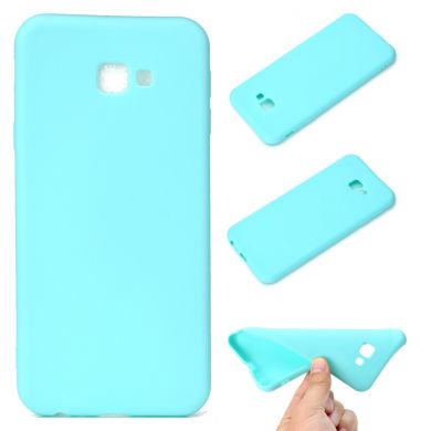 Силіконовий (TPU) чохол Deexe Matte Case для Samsung Galaxy J4+ (J415), Cyan