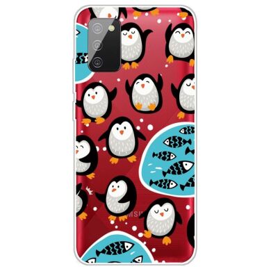 Силіконовий (TPU) чохол Deexe Pretty Glossy для Samsung Galaxy A02s (A025) - Little Penguin