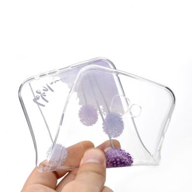 Силіконовий (TPU) чохол Deexe Pretty Glossy для Samsung Galaxy J4+ (J415), Dandelions