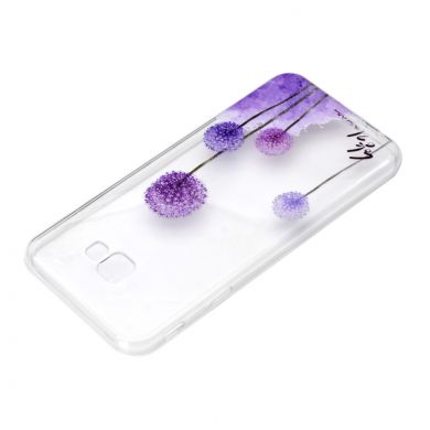 Силіконовий (TPU) чохол Deexe Pretty Glossy для Samsung Galaxy J4+ (J415), Dandelions