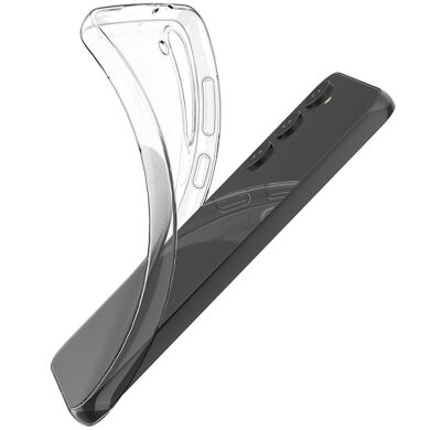 Силиконовый (TPU) чехол Deexe UltraThin для Samsung Galaxy S23 Plus - Transparent