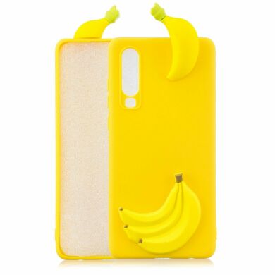 Силіконовий (TPU) чохол UniCase 3D Cartoon Pattern для Samsung Galaxy A70 (A705) - Banana