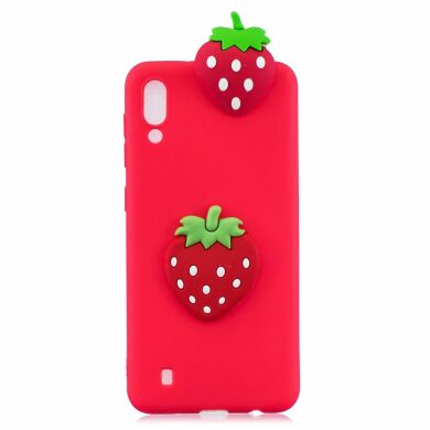 Силиконовый (TPU) чехол UniCase 3D Cartoon Pattern для Samsung Galaxy M10 (M105) - Strawberry