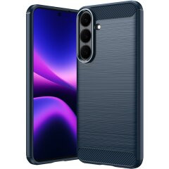 Силіконовий (TPU) чохол UniCase Carbon для Samsung Galaxy S26 FE - Blue