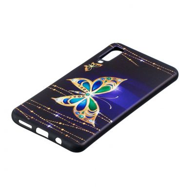 Силиконовый (TPU) чехол UniCase Color Style для Samsung Galaxy A7 2018 (A750) - Colorized Butterfly