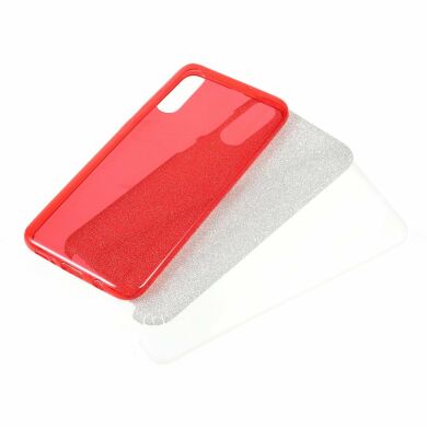 Силиконовый (TPU) чехол UniCase Glitter Cover для Samsung Galaxy A50 (A505) / A30s (A307) / A50s (A507) - Red