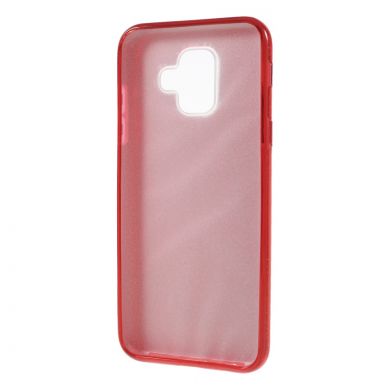 Силиконовый (TPU) чехол UniCase Glitter Cover для Samsung Galaxy A6 2018 (A600) - Red