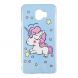 Силиконовый (TPU) Deexe LumiCase для Samsung Galaxy J6 2018 (J600) - Shy Unicorn. Фото 1 из 6