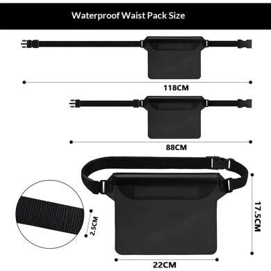 Вологозахисний чохол UniCase Swimming Bag - Black