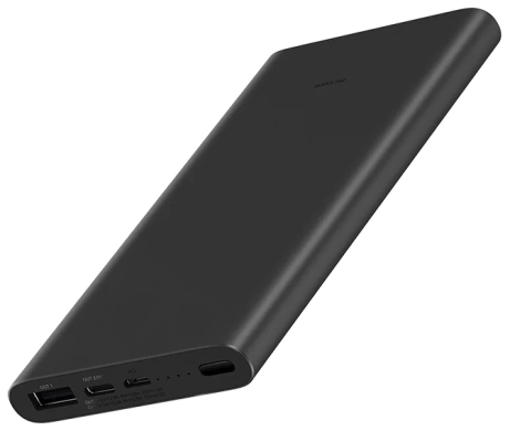 Внешний аккумулятор Xiaomi Mi Bank 3 10000mAh (PLM12ZM) - Black
