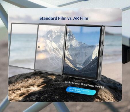 Защитное стекло BENKS GlassWarrior AR Screen Protector для Samsung Galaxy Fold 8 - Black