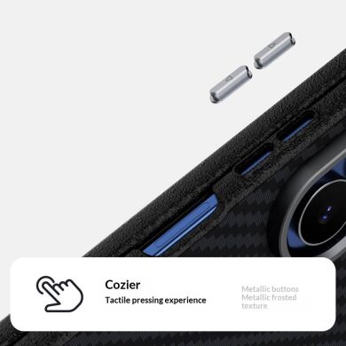 Защитный чехол ABEEL Carbon Fiber Case для Samsung Galaxy Fold 8 - Black