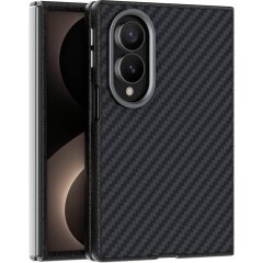 Защитный чехол ABEEL Carbon Fiber Case для Samsung Galaxy Fold 8 - Black