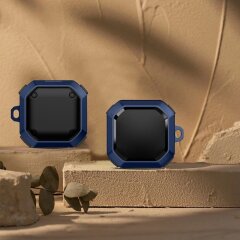 Защитный чехол Deexe Armor Cover для Samsung Galaxy Buds Live / Buds Pro / Buds 2 / Buds 2 Pro / Buds FE - Blue