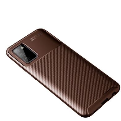 Защитный чехол Deexe Fusion для Samsung Galaxy A02s (A025) - Brown