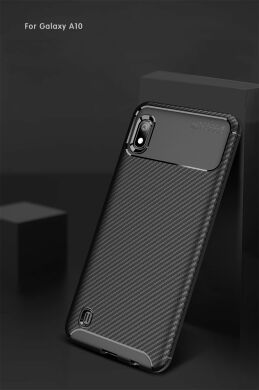 Защитный чехол Deexe Fusion для Samsung Galaxy A10 (A105) - Black