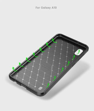 Захисний чохол Deexe Fusion для Samsung Galaxy A10 (A105) - Black