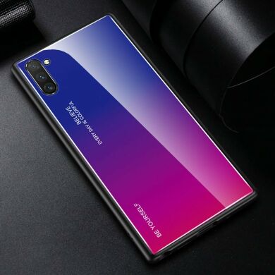 Захисний чохол Deexe Gradient Color для Samsung Galaxy Note 10 (N970) - Blue / Rose