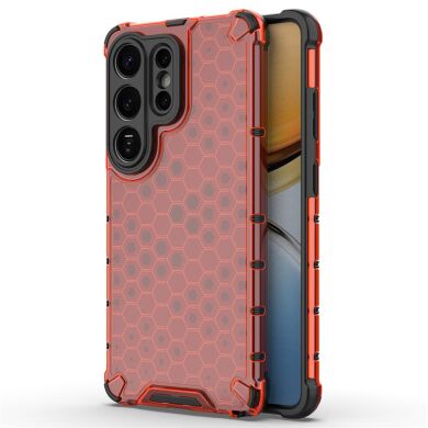 Захисний чохол Deexe Honeycomb Series для Samsung Galaxy S26 Ultra - Red