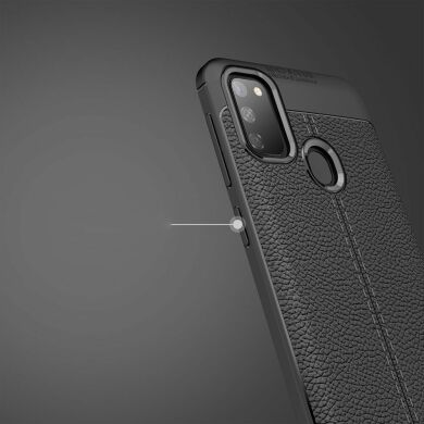 Захисний чохол Deexe Leather Cover для Samsung Galaxy M30s (M307) / Galaxy M21 (M215) - Black
