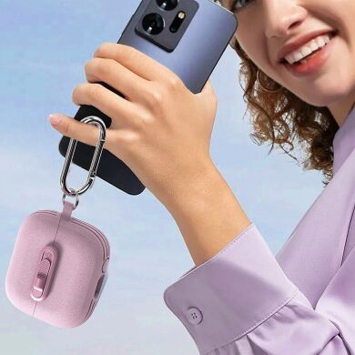Защитный чехол Deexe Lunar Case для Samsung Galaxy Buds 3 / Buds 3 Pro - Pink