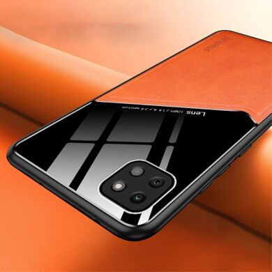 Защитный чехол Deexe Magnetic Leather Cover для Samsung Galaxy A22 5G (A226) - Red