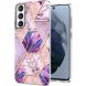 Захисний чохол Deexe Marble Pattern Samsung Galaxy S21 FE (G990) - Light Purple