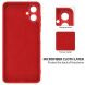 Захисний чохол Deexe Silicone Case для Samsung Galaxy A06 (A065) - Red