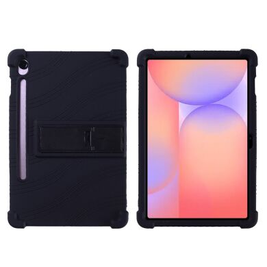 Захисний чохол Deexe Silicone Kickstand для Samsung Galaxy Tab S10 Lite (X400/X406) - Black