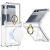 Захисний чохол GKK AirBag Mag with Ring для Samsung Galaxy Flip 7 - Transparent