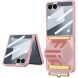 Защитный чехол GKK Strap Cover для Samsung Galaxy Flip 7 - Pink. Фото 1 из 8