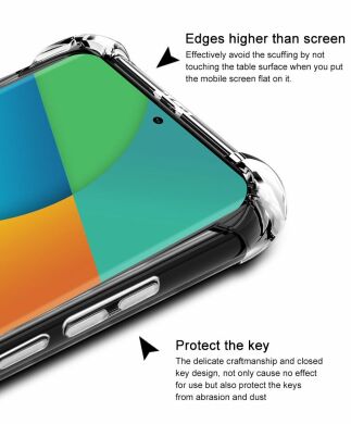 Защитный чехол IMAK Airbag MAX Case для Samsung Galaxy Note 10 (N970) - Transparent