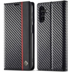 Защитный чехол LC.IMEEKE Carbon Fiber для Samsung Galaxy S25 (S931) - Vertical Stripe