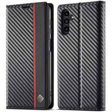 Защитный чехол LC.IMEEKE Carbon Fiber для Samsung Galaxy S25 (S931) - Vertical Stripe