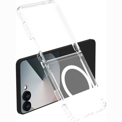 Защитный чехол LEREACH TOC Magnetic для Samsung Galaxy Flip 8 - Transparent