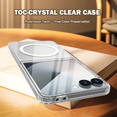 Защитный чехол LEREACH TOC Magnetic для Samsung Galaxy Flip 8 - Transparent