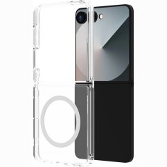 Защитный чехол LEREACH TOC Magnetic для Samsung Galaxy Flip 8 - Transparent