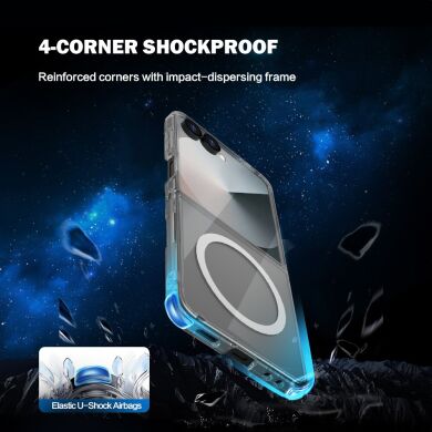 Защитный чехол LEREACH TOC Magnetic для Samsung Galaxy Flip 8 - Transparent
