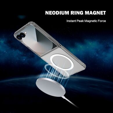 Защитный чехол LEREACH TOC Magnetic для Samsung Galaxy Flip 8 - Transparent