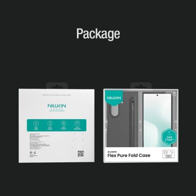 Защитный чехол NILLKIN Flex Pure Fold (S Pen) для Samsung Galaxy Fold 7 - Black