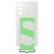 Защитный чехол Silicone Cover with Strap для Samsung Galaxy S21 FE (G990) EF-GG990TWEGRU - White. Фото 5 из 6