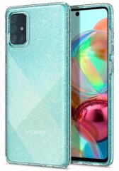 Захисний чохол Spigen (SGP) Liquid Crystal Glitter для Samsung Galaxy A71 (A715) - Crystal Quartz