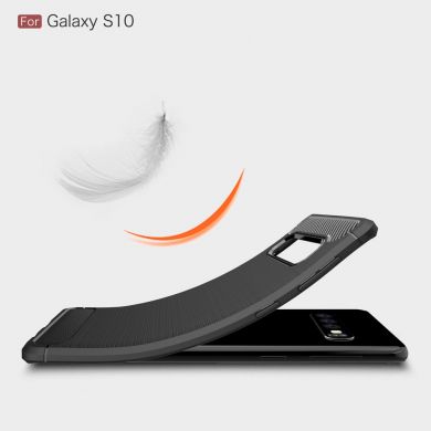 Защитный чехол UniCase Carbon для Samsung Galaxy S10 - Black